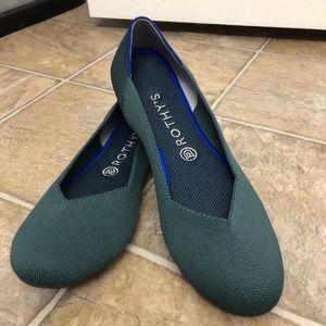 Rothy’s Fern Flats Size 10.5 VGUC (retired color)
